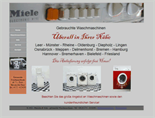 Tablet Screenshot of online-waschmaschinen-shop.de